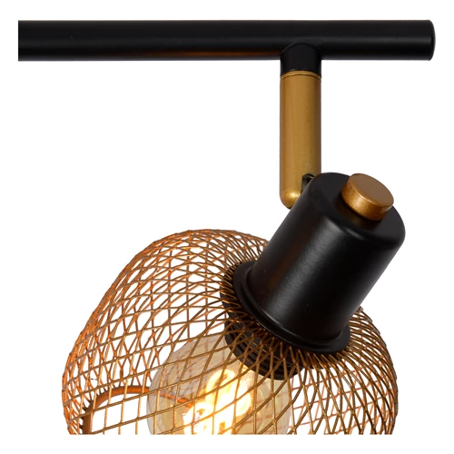 Lucide MAREN - Spot plafond - 4xE14 - Or Mat / Laiton - détail 1